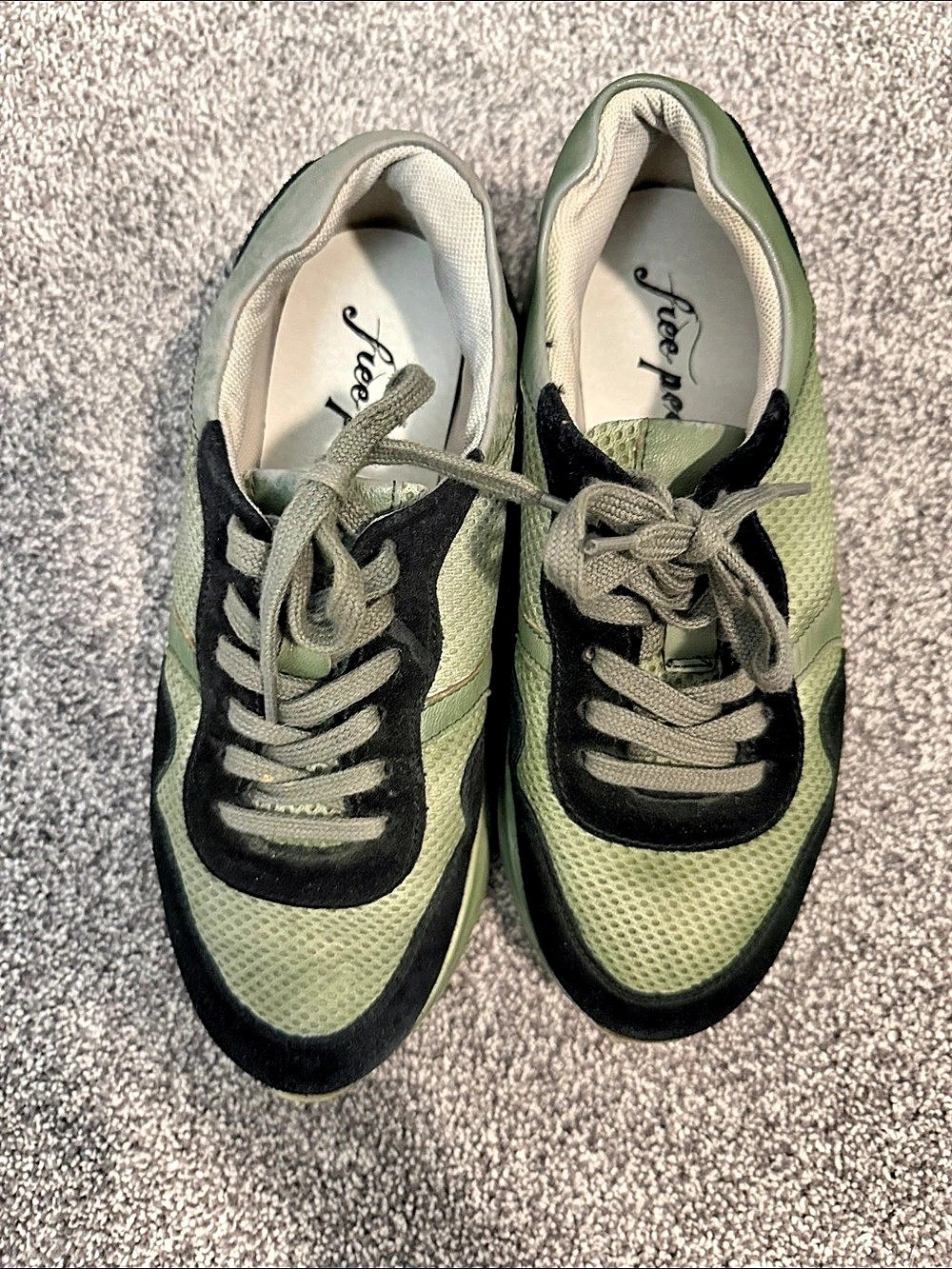Free People Sierra Sun Sneaker Green